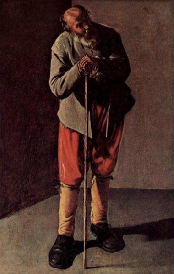 Georges de La Tour Portrait of an Old Man, Spain oil painting art